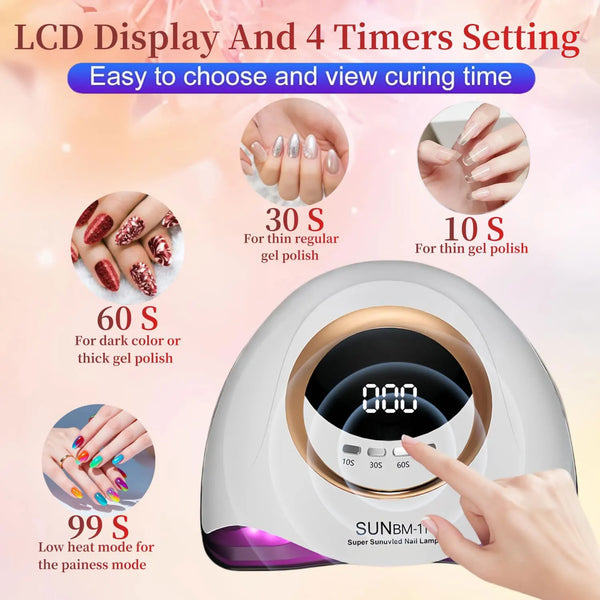 Lâmpada UV profissional para unhas de gel